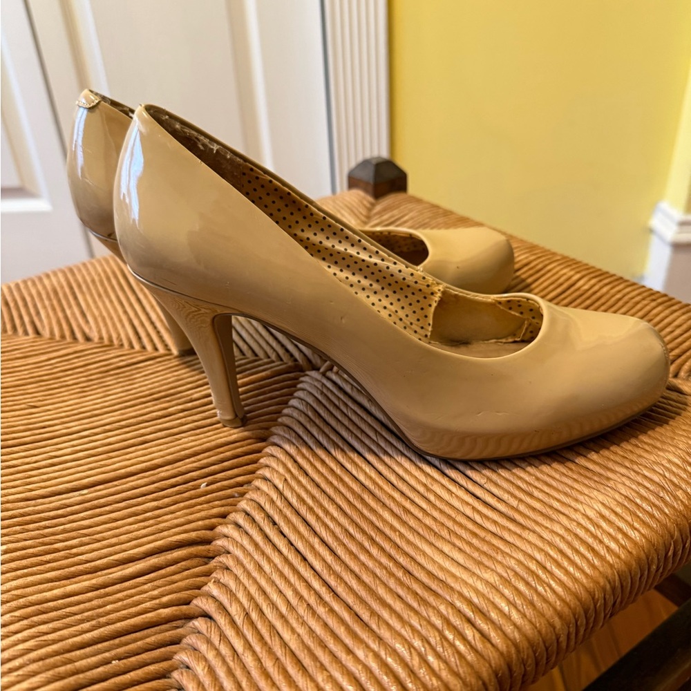 Madden Girl Tan Heels